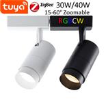 RGBCW Smart LED Track Light Zoomable